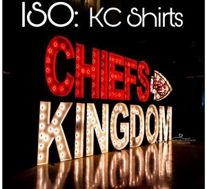 ISO: Womens Kansas City Chiefs Shirts